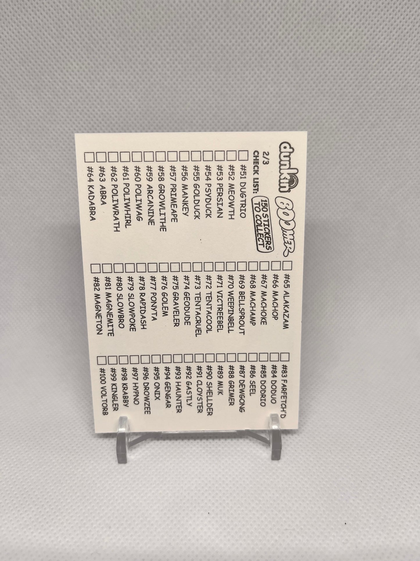 Porenta Dunkin Boomer Sticker