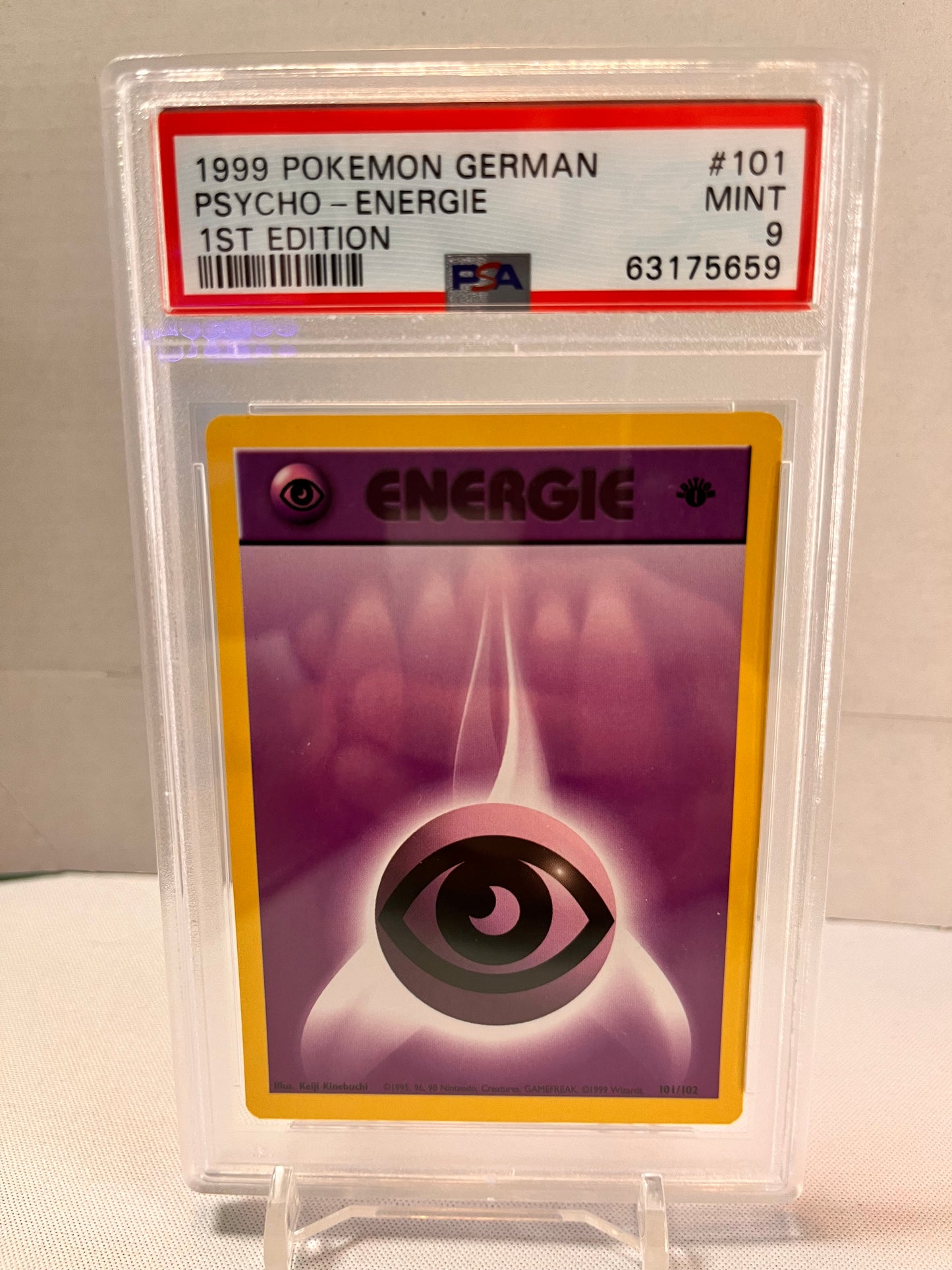 Psycho Energie 1st Edition PSA9 Base