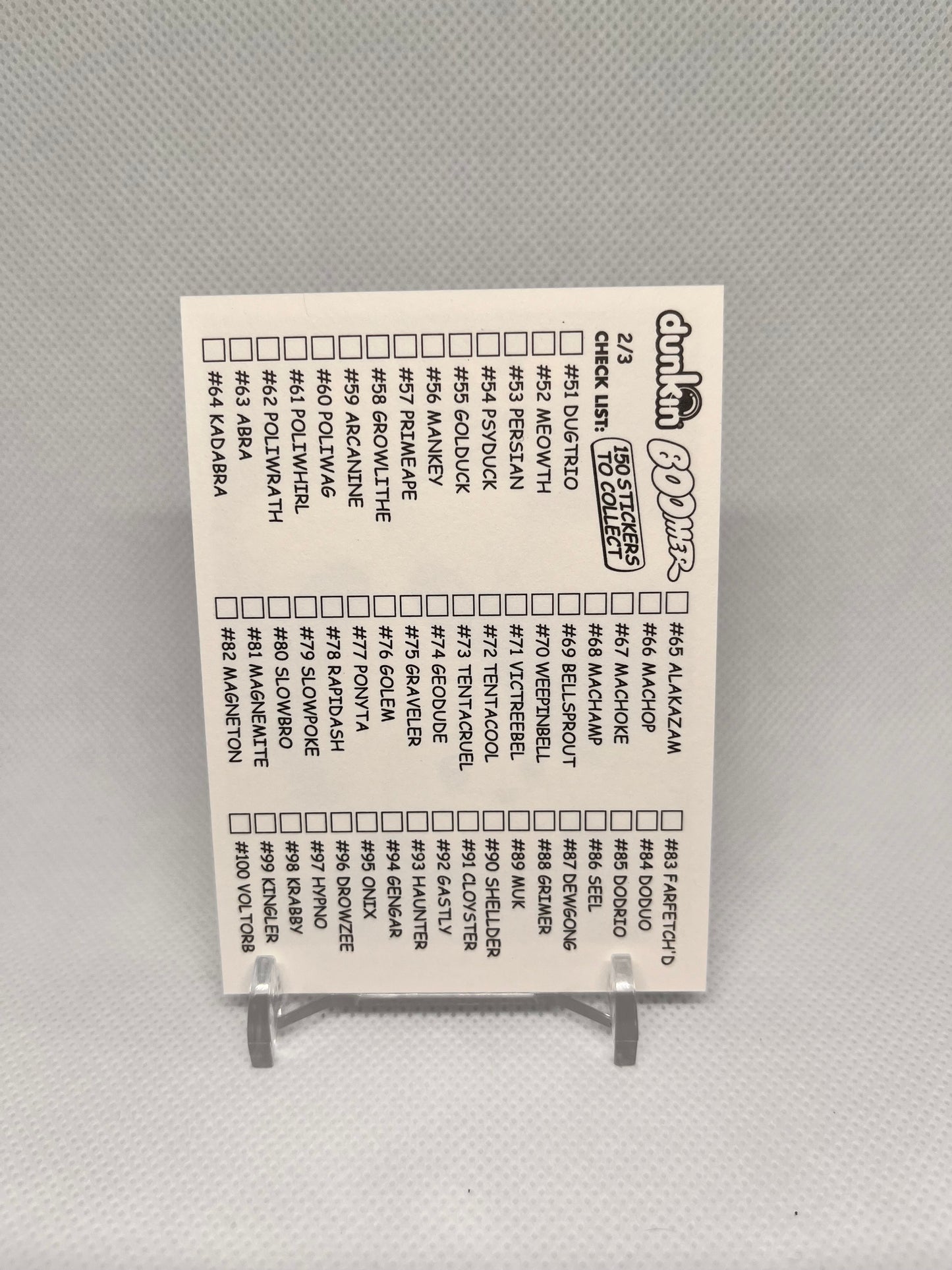 Jurob Dunkin Boomer Sticker