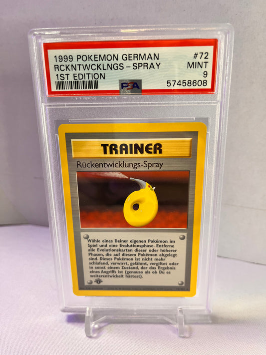 Rückentwicklungsspray 1st Edition PSA9 Base