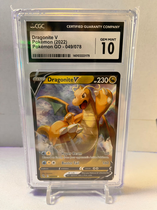 Dragonite V 049/078 CGC10 ENG