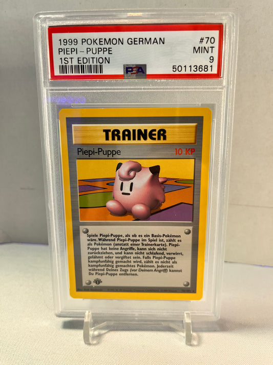 Pipie-Puppe 1st Edition PSA9 Base