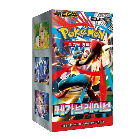 Pokémon Mega Brave m1L Booster Display, KOR
