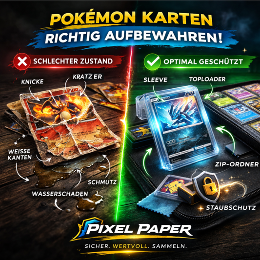 Pokémon Karten (Sammelkarten) richtig aufbewahren