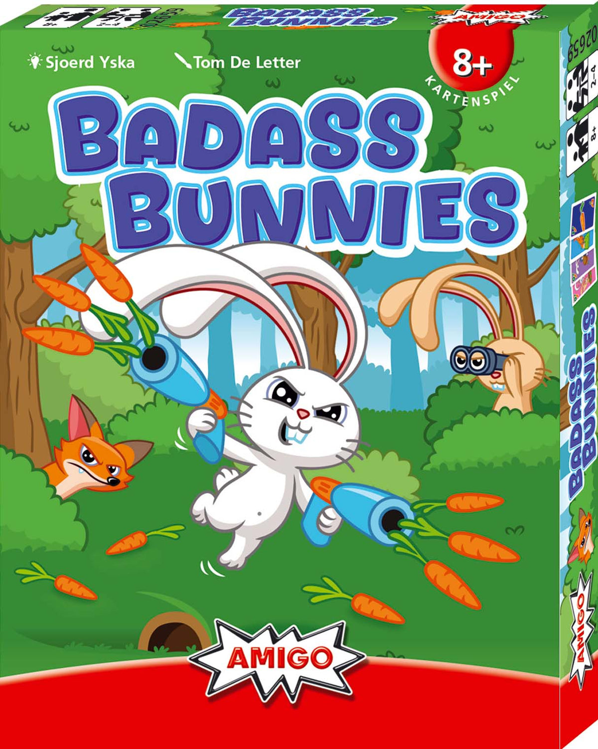 Badass Bunnies, Schachtel