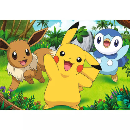 Kinderpuzzle Pokémon Pikachu und seine Freunde (2 × 24 Teile) – Ansicht 2