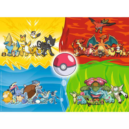 Kinderpuzzle Pokémon Typen (150 XXL Teile) – Ansicht 1