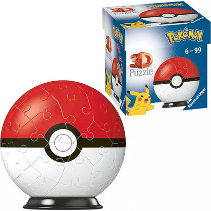 3D Puzzle-Ball Pokéball (54 Teile) – Ansicht 2