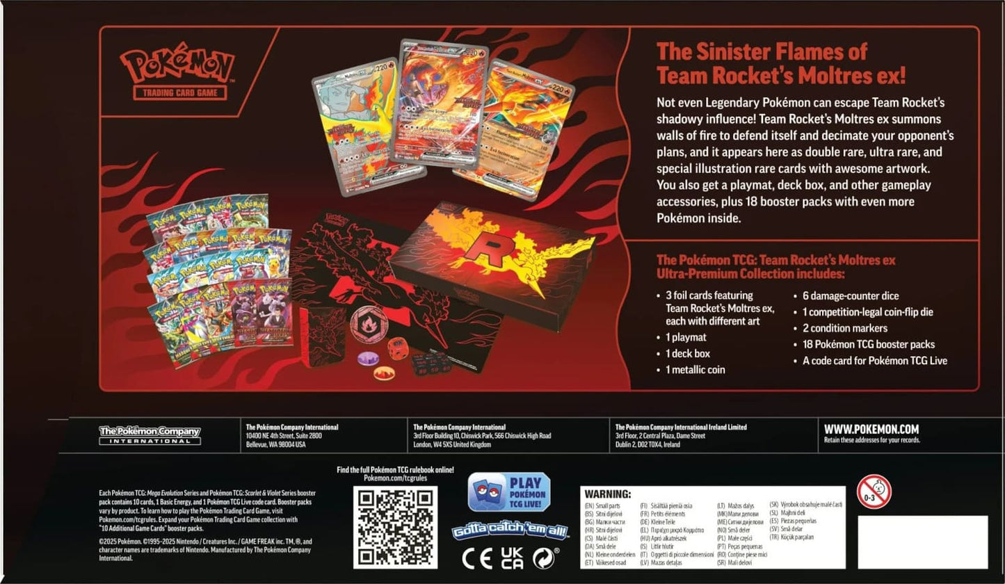 Team Rockets Moltres ex Ultra Premium Collection