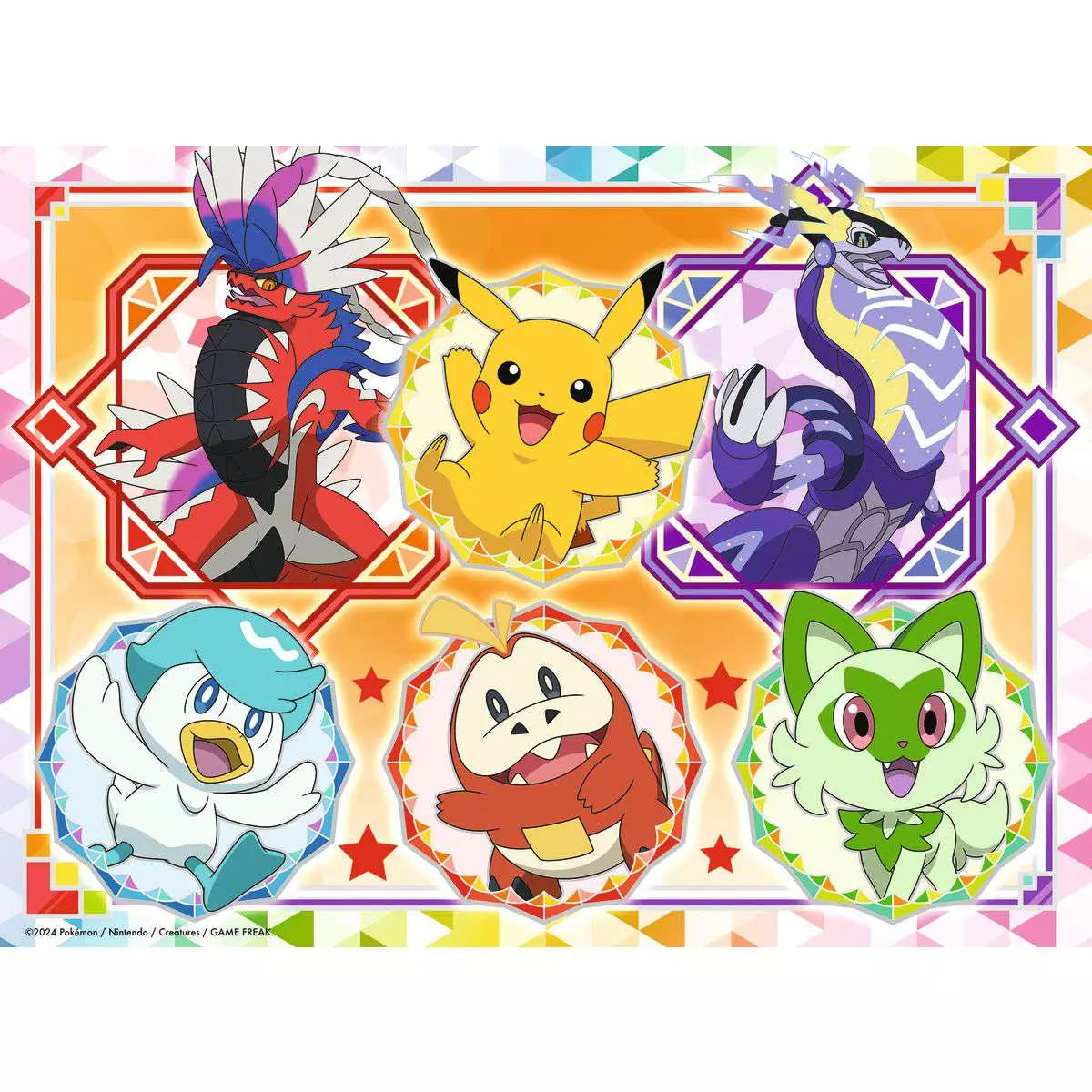 Kinderpuzzle Pokémon Karmesin und Purpur (100 XXL Teile) – Ansicht 1