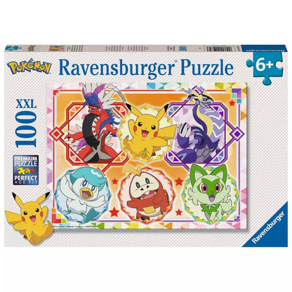Kinderpuzzle Pokémon Karmesin und Purpur (100 XXL Teile)