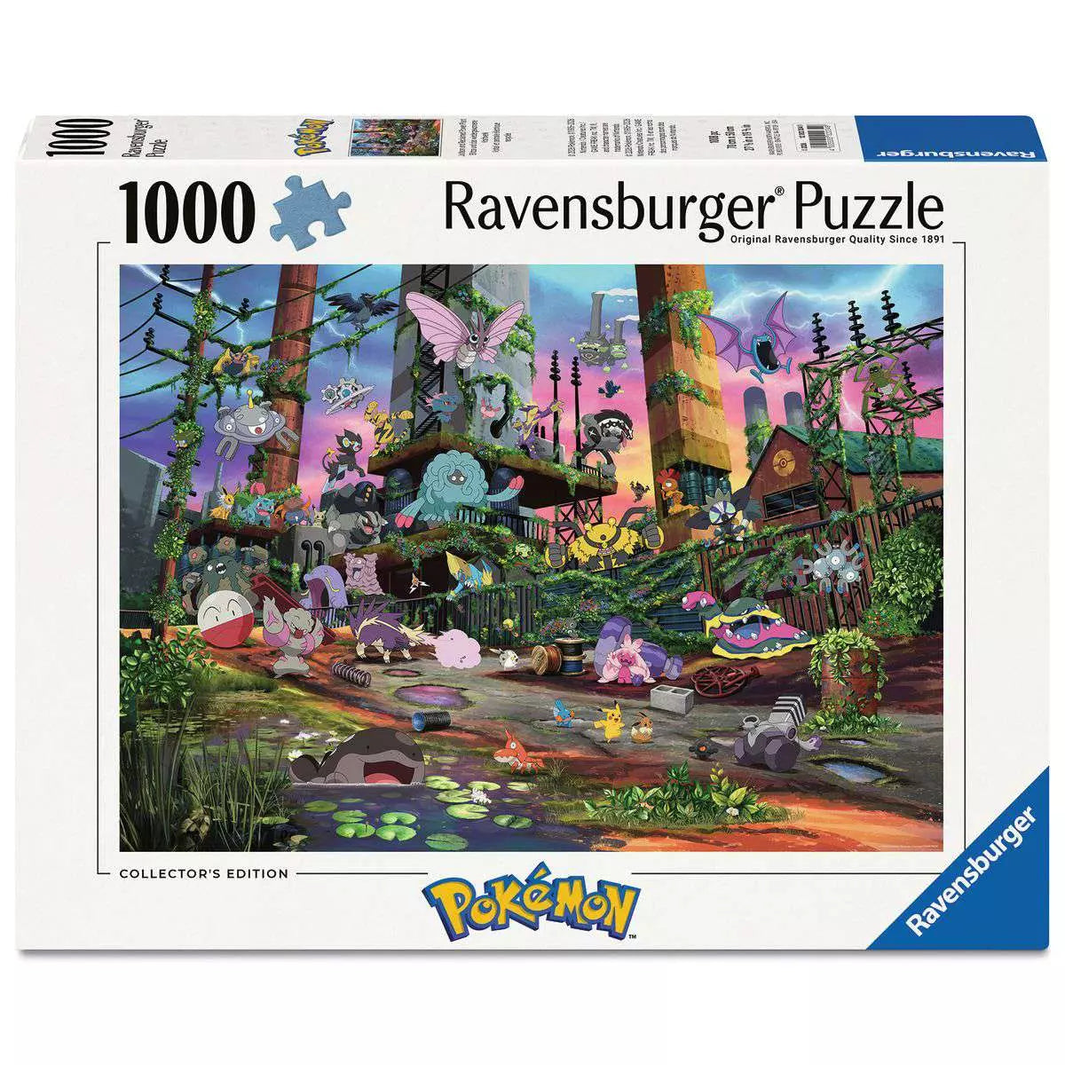 Puzzle Pokémon Blitza und das wiedergewonnene Kraftwerk (1000 Teile)