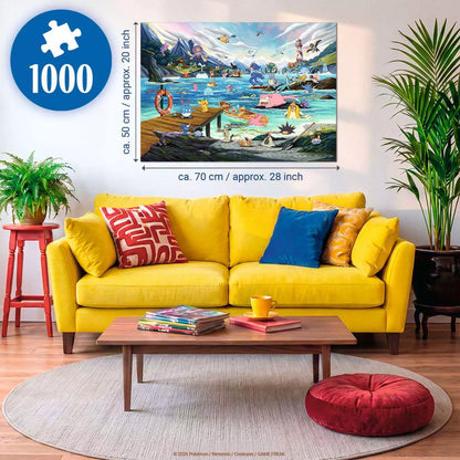 Puzzle Pokémon Aquana und die sanften Gewässer (1000 Teile) – Ansicht 2