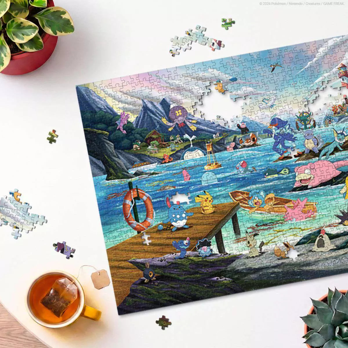 Puzzle Pokémon Aquana und die sanften Gewässer (1000 Teile) – Ansicht 8