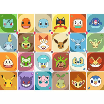 Kinderpuzzle Pokémon Gesichter (100 XXL Teile) – Ansicht 1