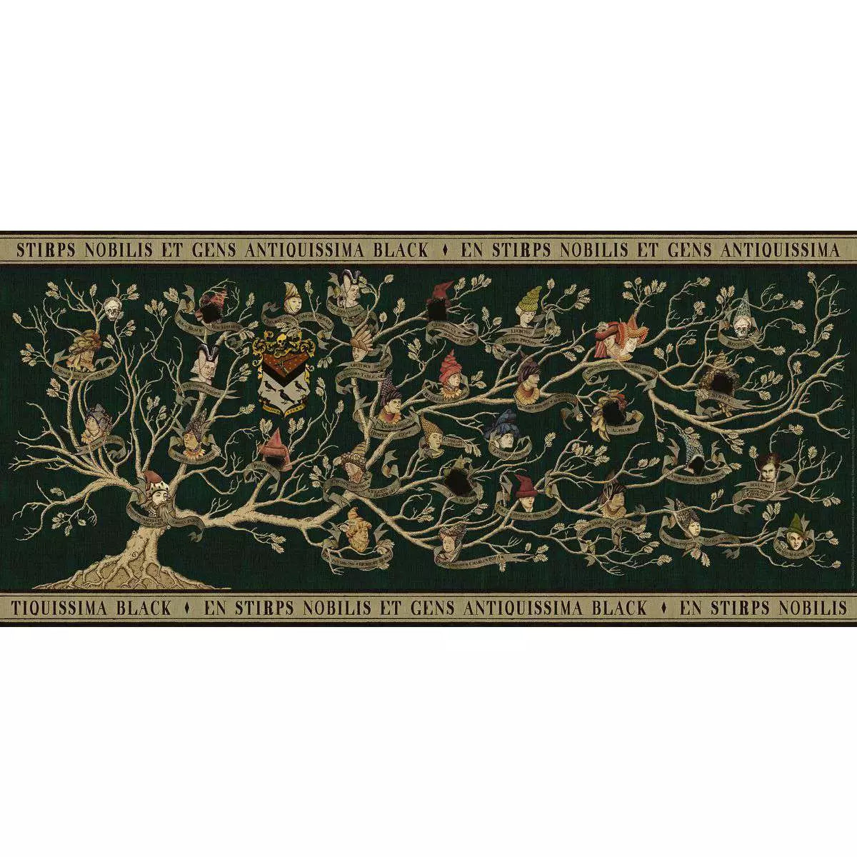 Puzzle Harry Potter Familienstammbaum, Panorama (2000 Teile) – Ansicht 1
