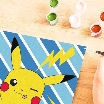 CreArt Malen nach Zahlen Pokémon – Freches Pikachu – Ansicht 5
