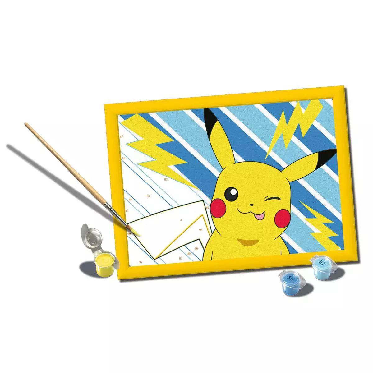 CreArt Malen nach Zahlen Pokémon – Freches Pikachu – Ansicht 8