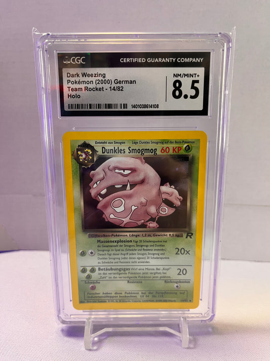Dunkles Smogmog CGC8,5 Team Rocket