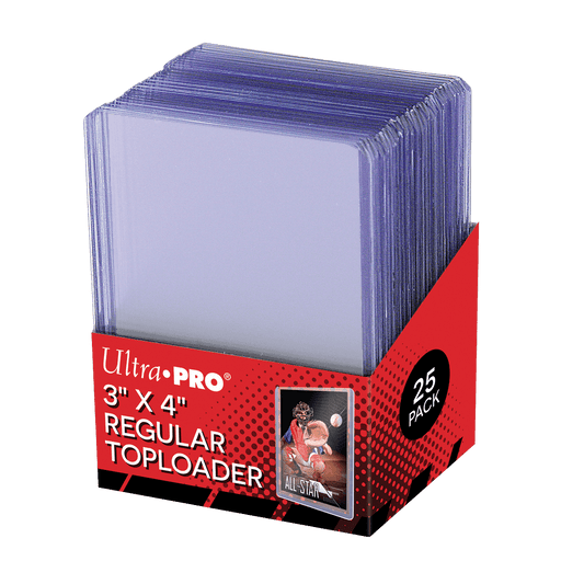 Ultra Pro Toploader 3 x 4 Zoll, 25 Stück