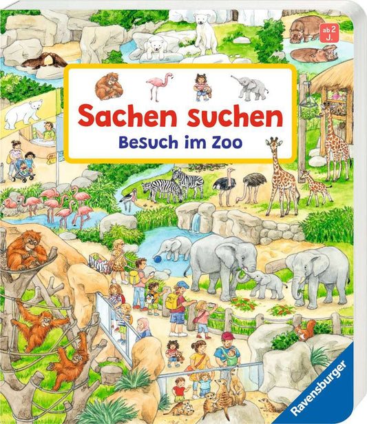 Ravensburger Sachen suchen Besuch im Zoo – Cover