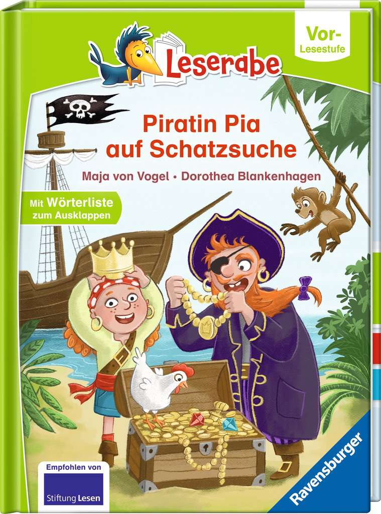 Leserabe Piratin Pia auf Schatzsuche – Cover