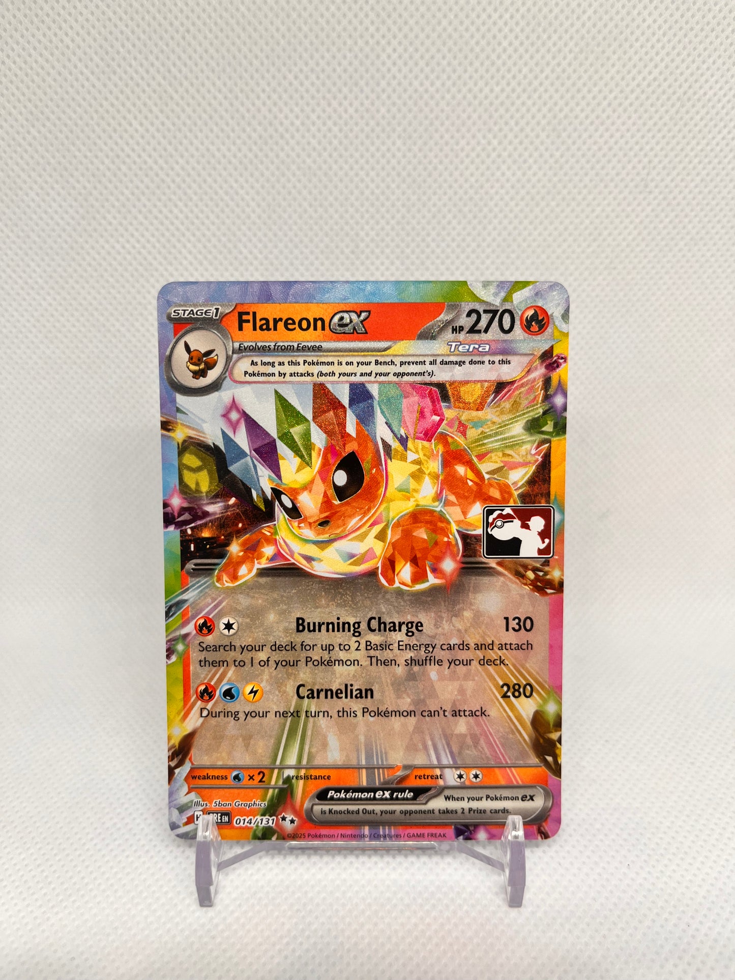 Flareon Ex PRE014, ENG stamped