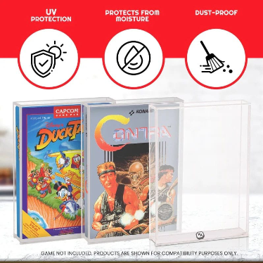 NES Acryl Gehäuse 2-Pack - UV Schutz