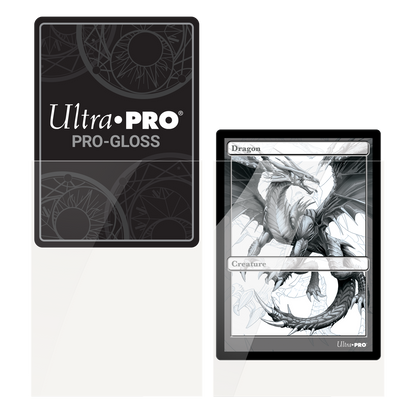 Ultra Pro PRO-Gloss Deck Protector Sleeves klar, 100 Stück