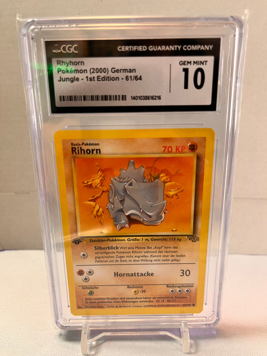 Rihorn 1st Edition CGC10 Jungle