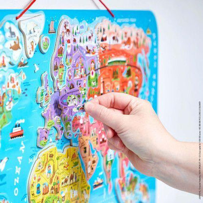 Magnetisches Europa Puzzle