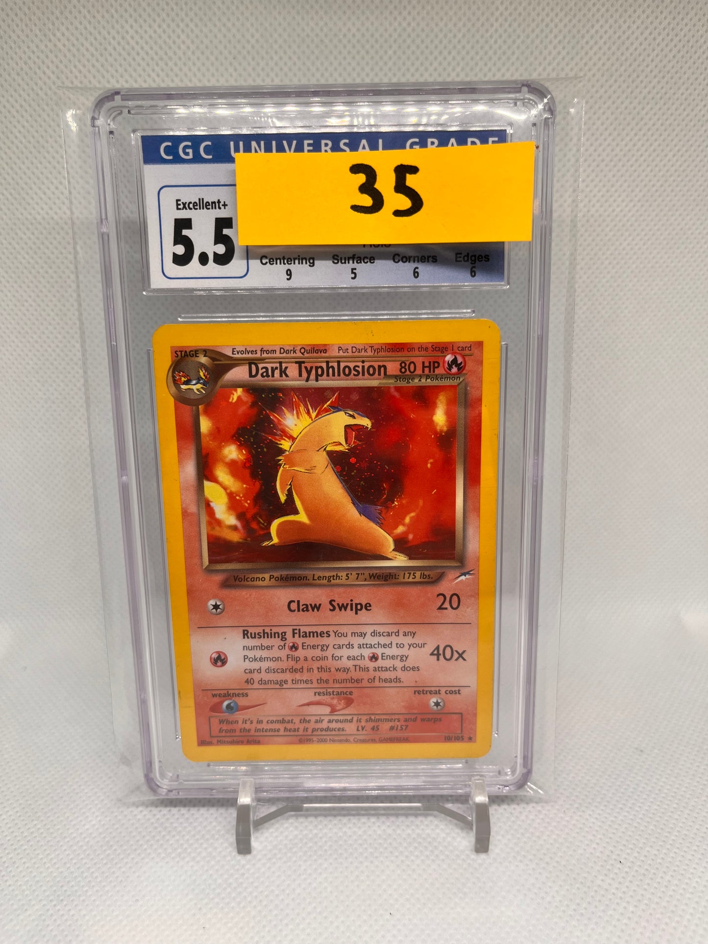 Dark Typhlosion Neo Destiny 10/105 CGC5.5