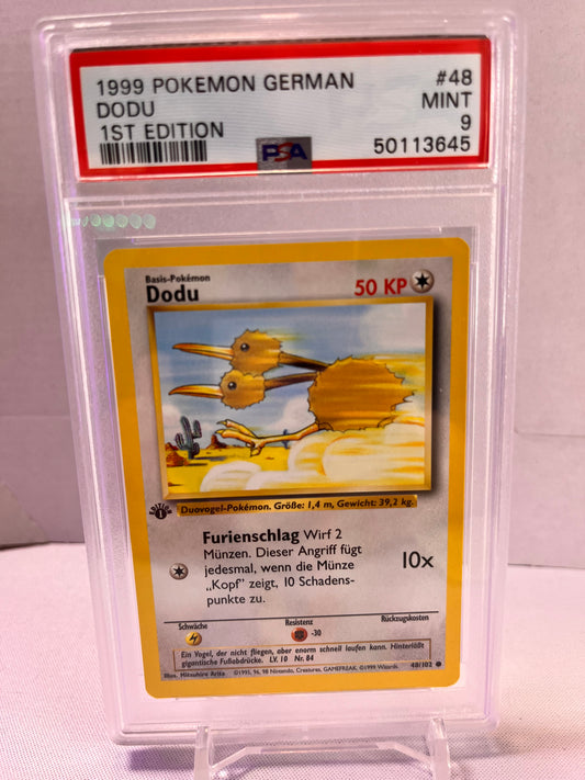 Dodu 1st Edition PSA9 Base