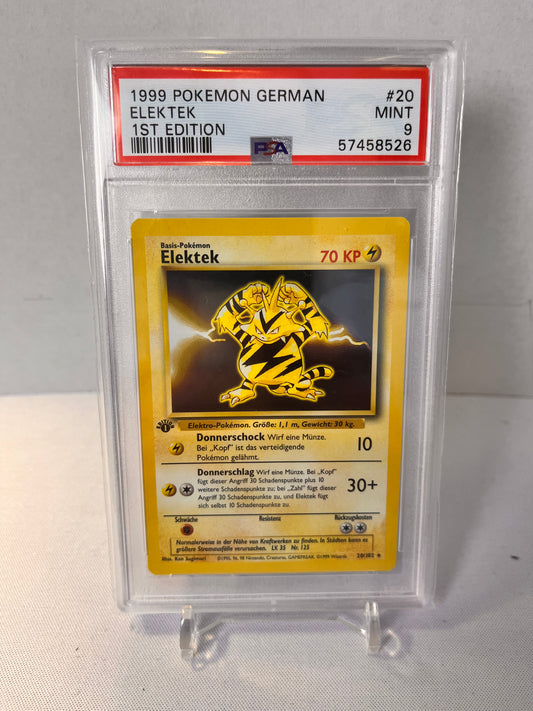 Elektek 1st Edition PSA9 Base Set