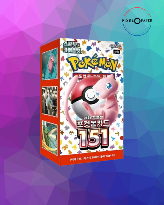 Pokemon 151 sv2A Booster Display, KOR