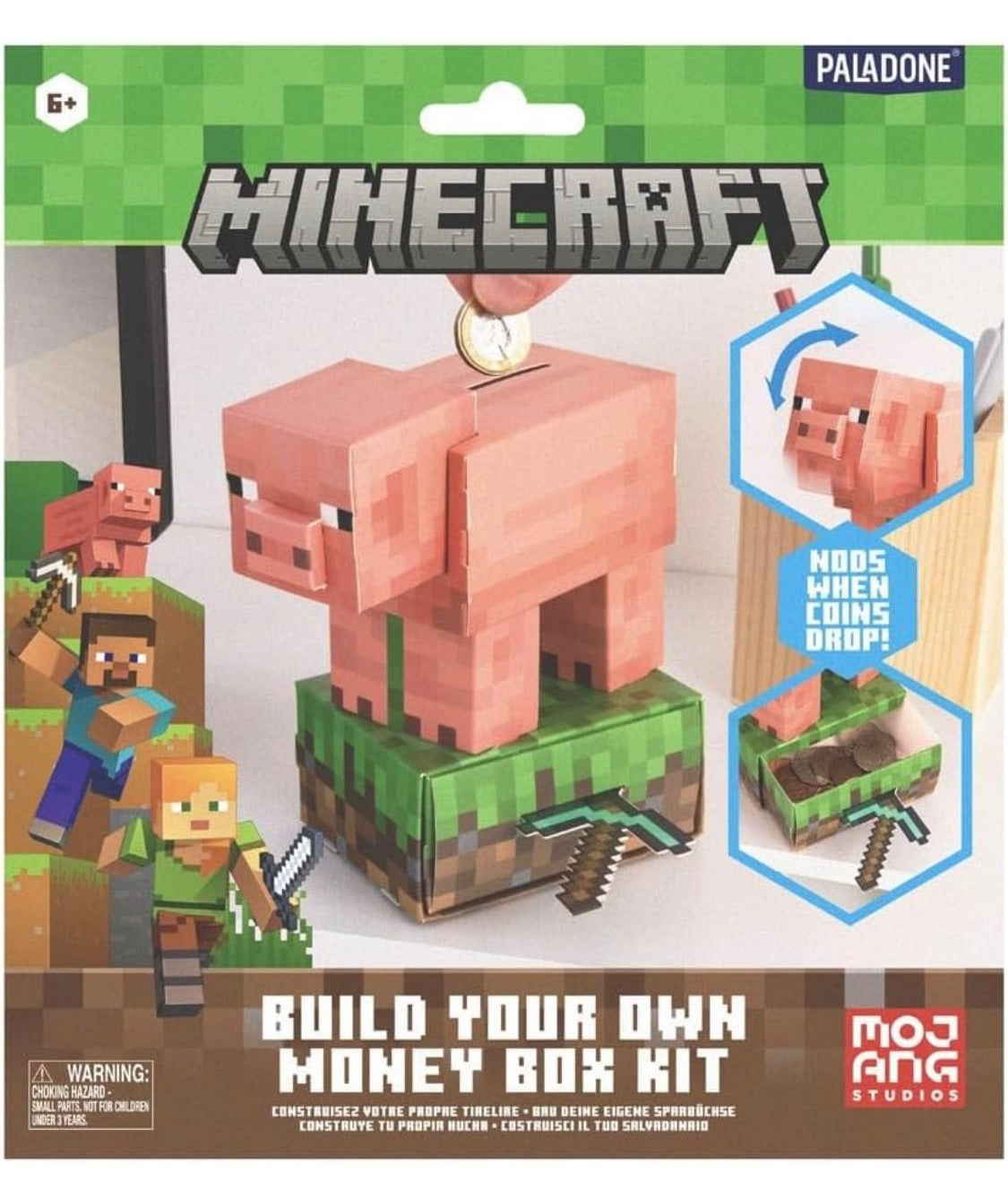 Minecraft Spardose Schwein, DIY