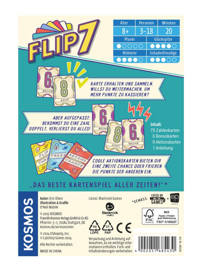 Flip 7 - Kartenspiel für die ganze Familie