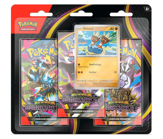 Pokémon 3-Pack Blister Dunkelnacht, DE
