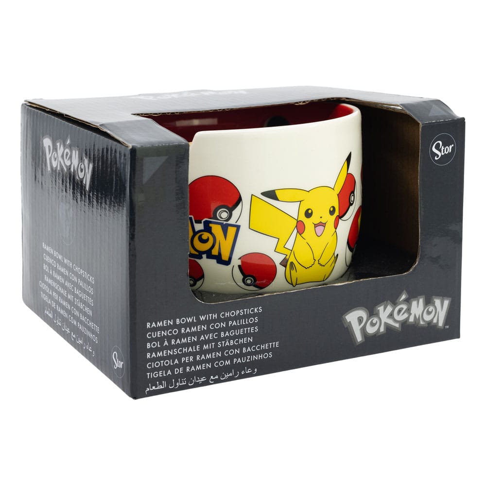 Pokémon Ramen-Schüssel mit Stäbchen Face