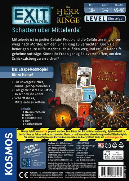EXIT - Das Spiel: Der Herr der Ringe - Schatten über Mittelerde