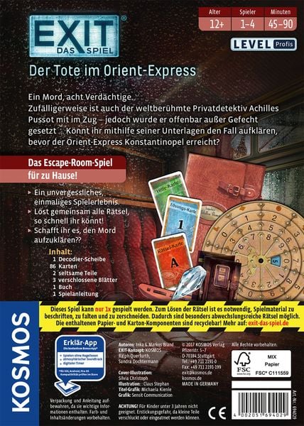 EXIT - Das Spiel: Der Tote im Orient-Express