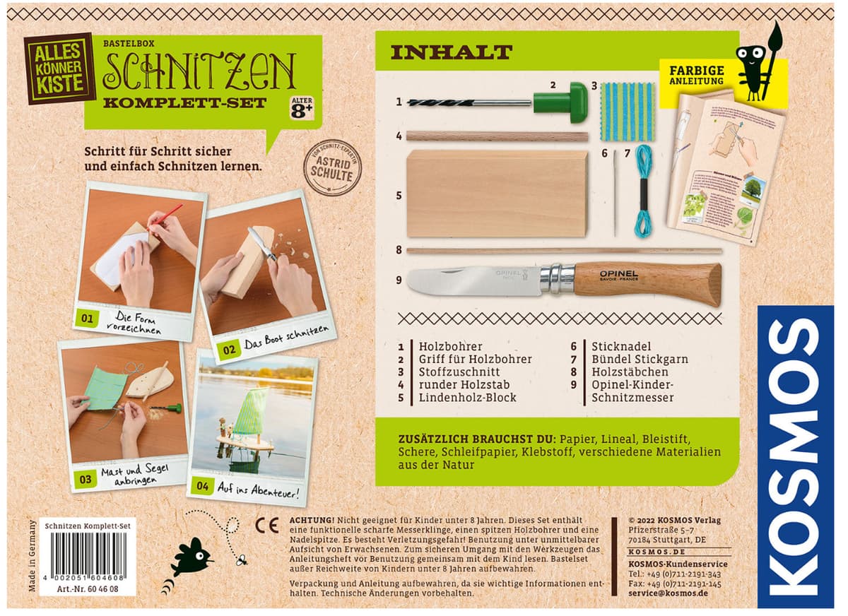 Schnitzen Komplett-Set