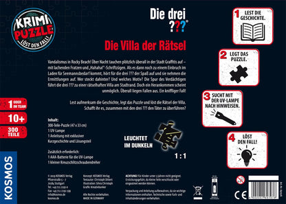 Die drei ??? - Villa der Rätsel Krimi Puzzle