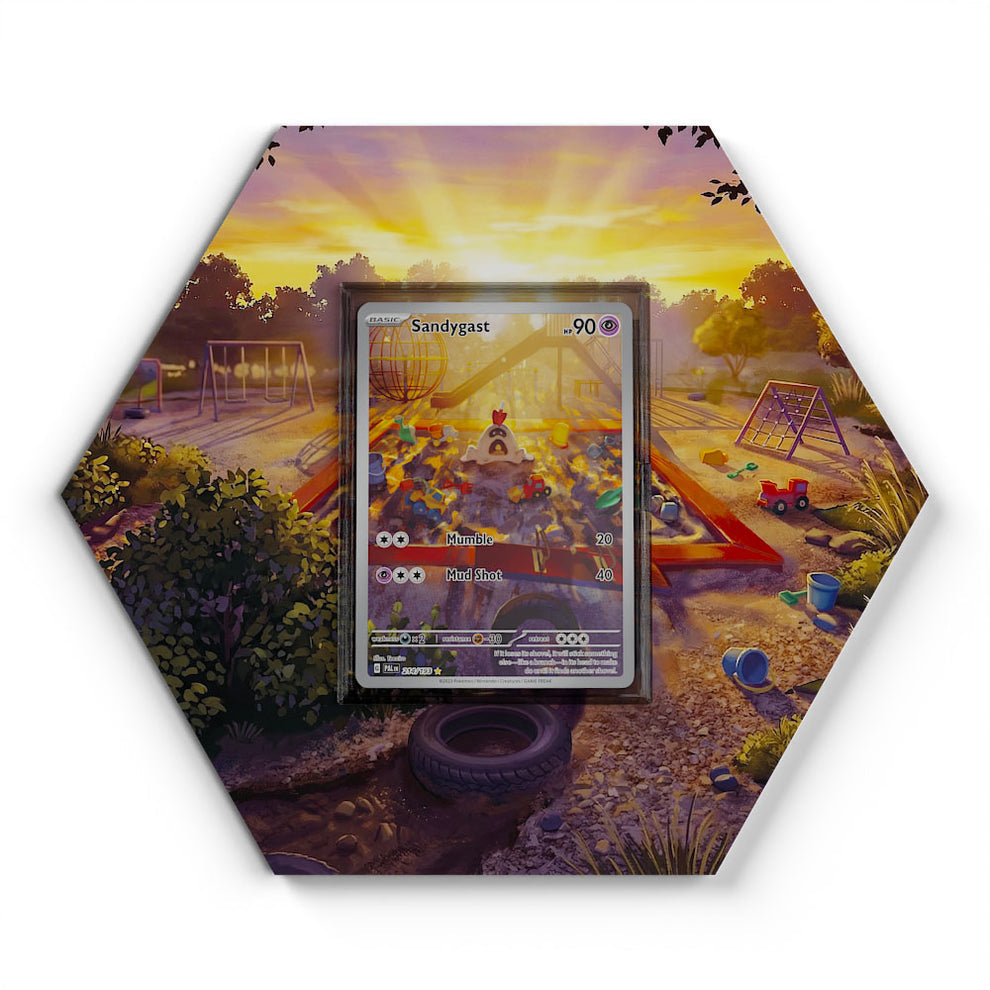 214/193 Sandygast - Extended Artwork Pokemon Card Display