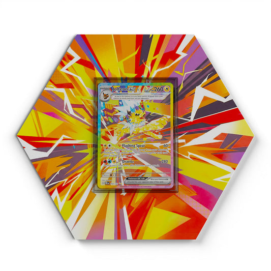 153/131 Jolteon EX - Extended Artwork Pokemon Card Display