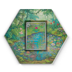 CardXpand 167/165 Ivysaur - Extended Artwork Pokemon Card Display, Wanddisplay mit erweitertem Kartenartwork