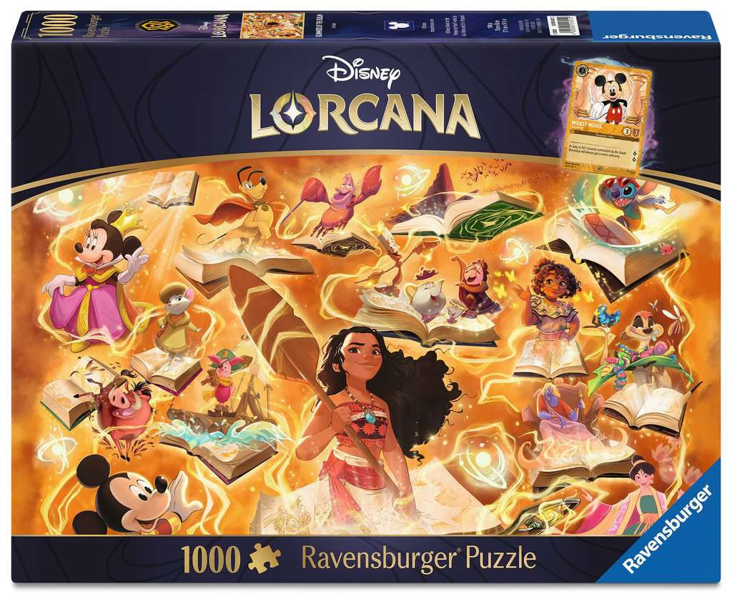Ravensburger - Disney Lorcana - Glimmers of the Realm: Amber 1000 Puzzle