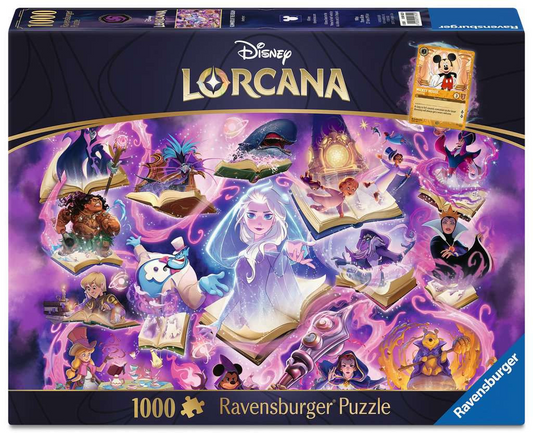 Ravensburger - Disney Lorcana - Glimmers of the Realm: Amethyst 1000 Puzzle