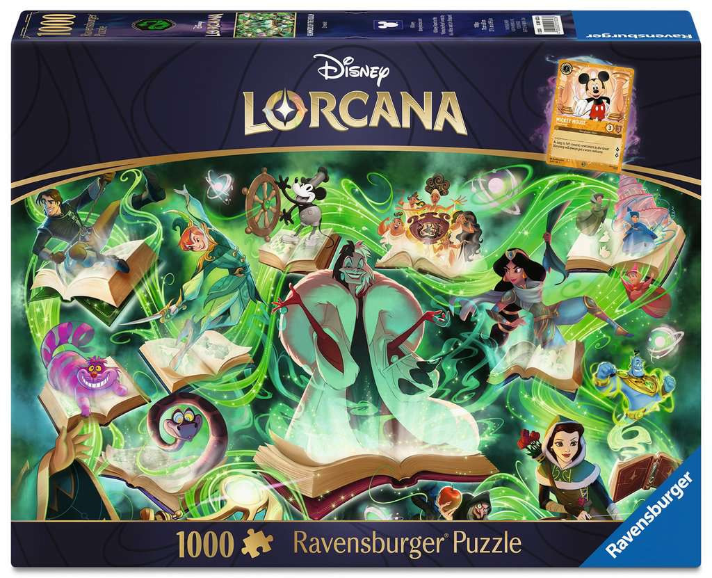 Ravensburger - Disney Lorcana - Glimmers of the Realm: Emerald 1000 Puzzle
