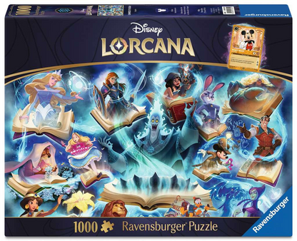 Ravensburger - Disney Lorcana - Glimmers of the Realm: Sapphire 1000 Puzzle